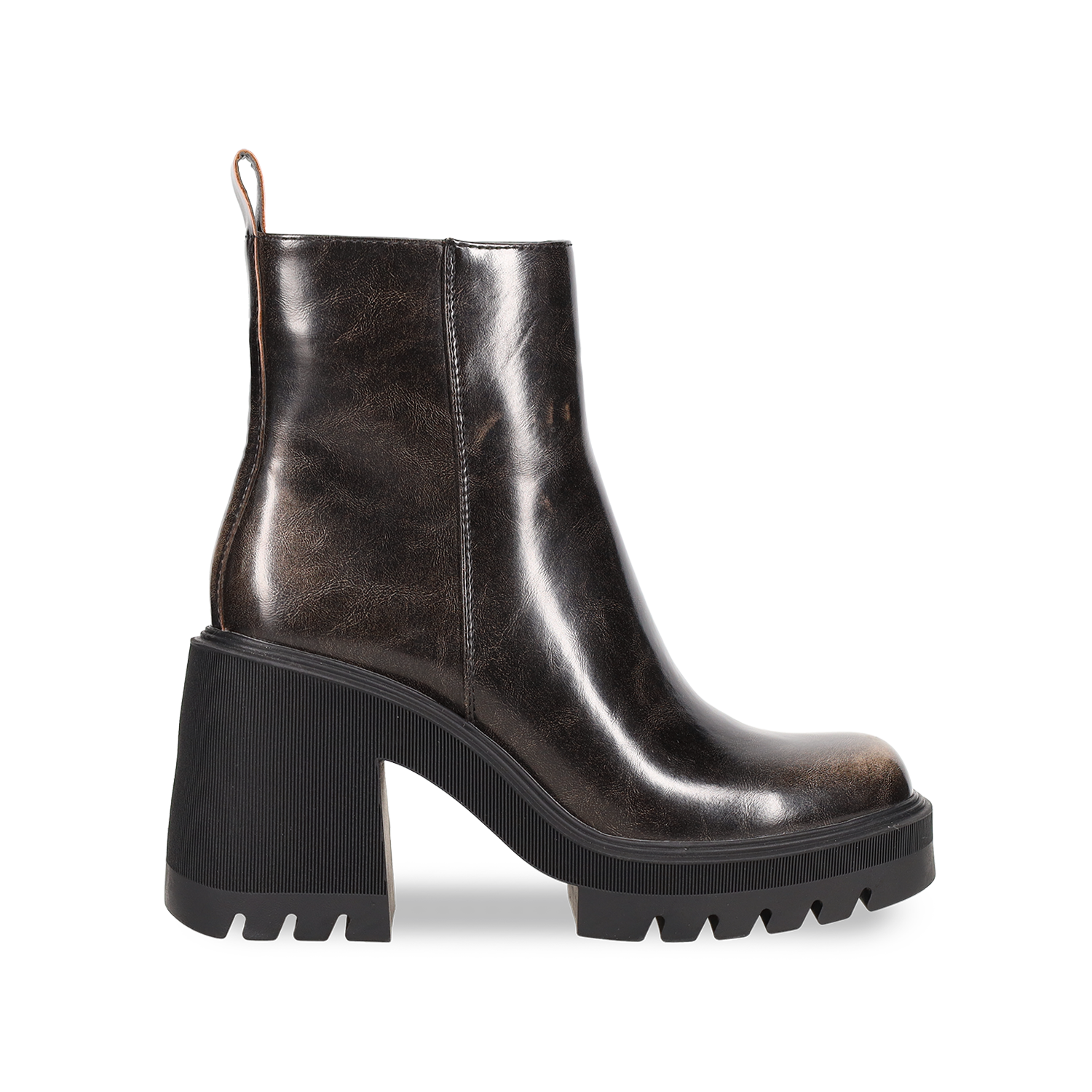 Μαύρο-καφέ μποτάκι