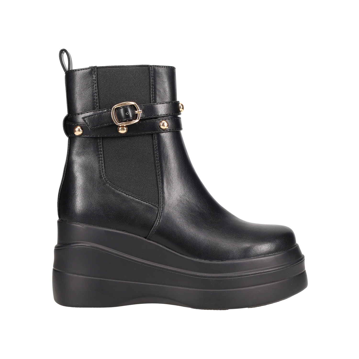 Μαύρο μποτάκι με πλατφόρμα