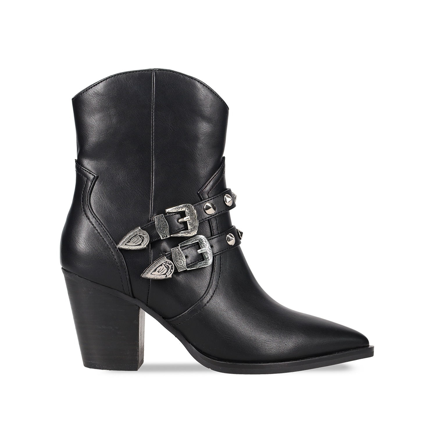 MIGATO - ΣΗΜΑΝΤΙΚΟ: Σε περίπτωση διαφοράς τιμής από το κατάστημα ισχύει παντα και μόνο η τιμή του καταστήματος Μαύρο western μποτάκι