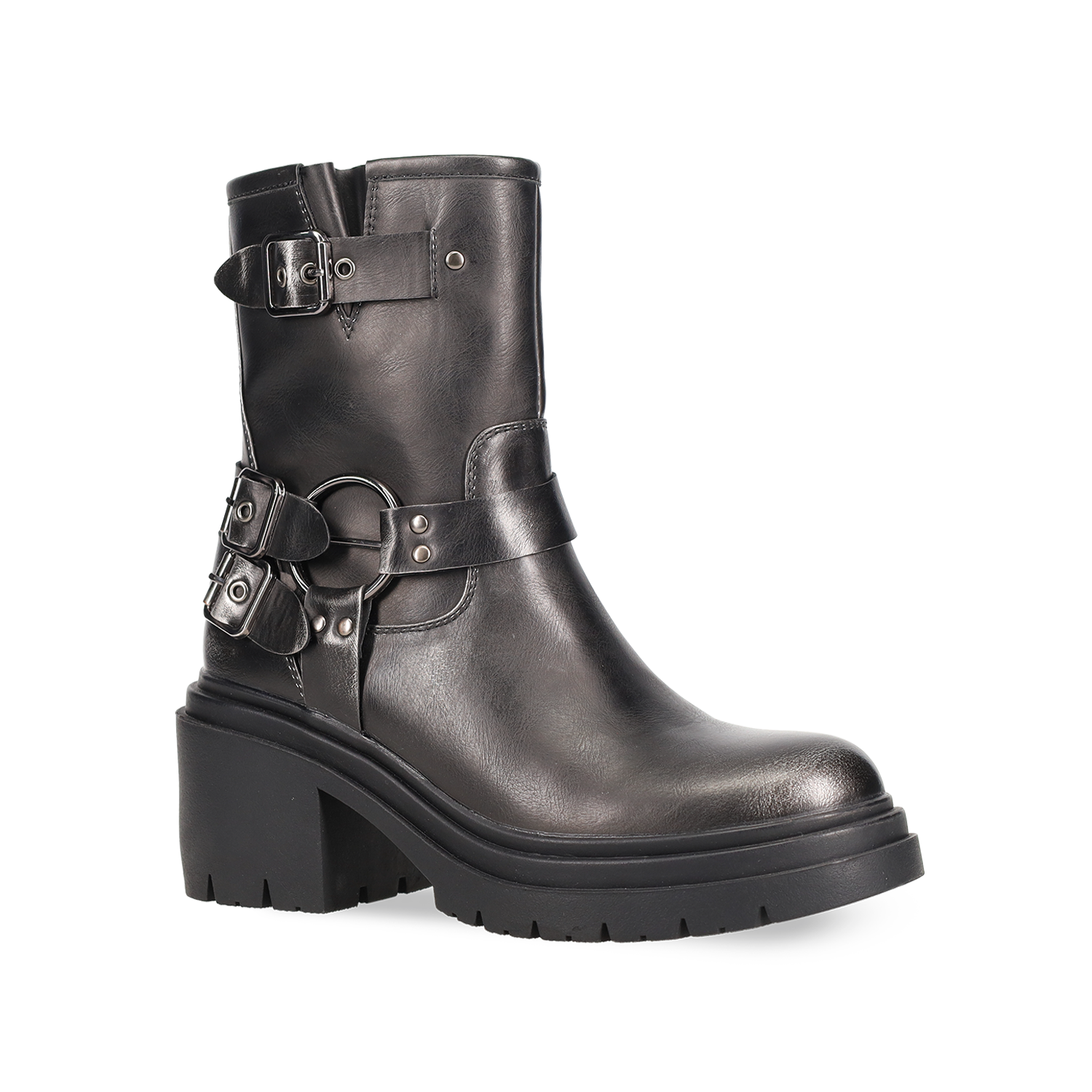 Ατσαλί biker μποτάκι φωτογραφία