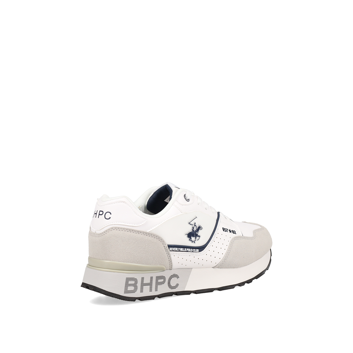 Λευκό ανδρικό sneaker φωτογραφία