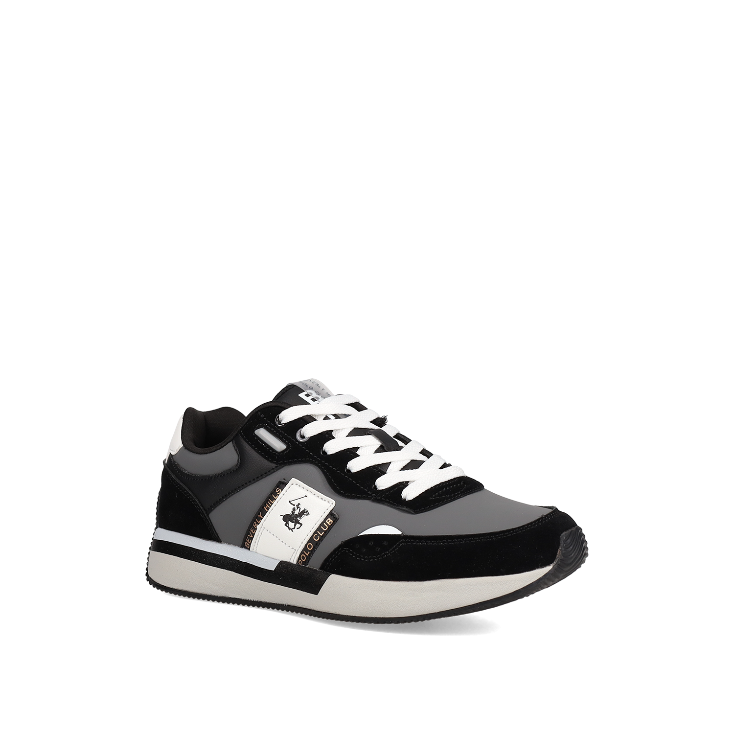 Μαύρο ανδρικό sneaker φωτογραφία