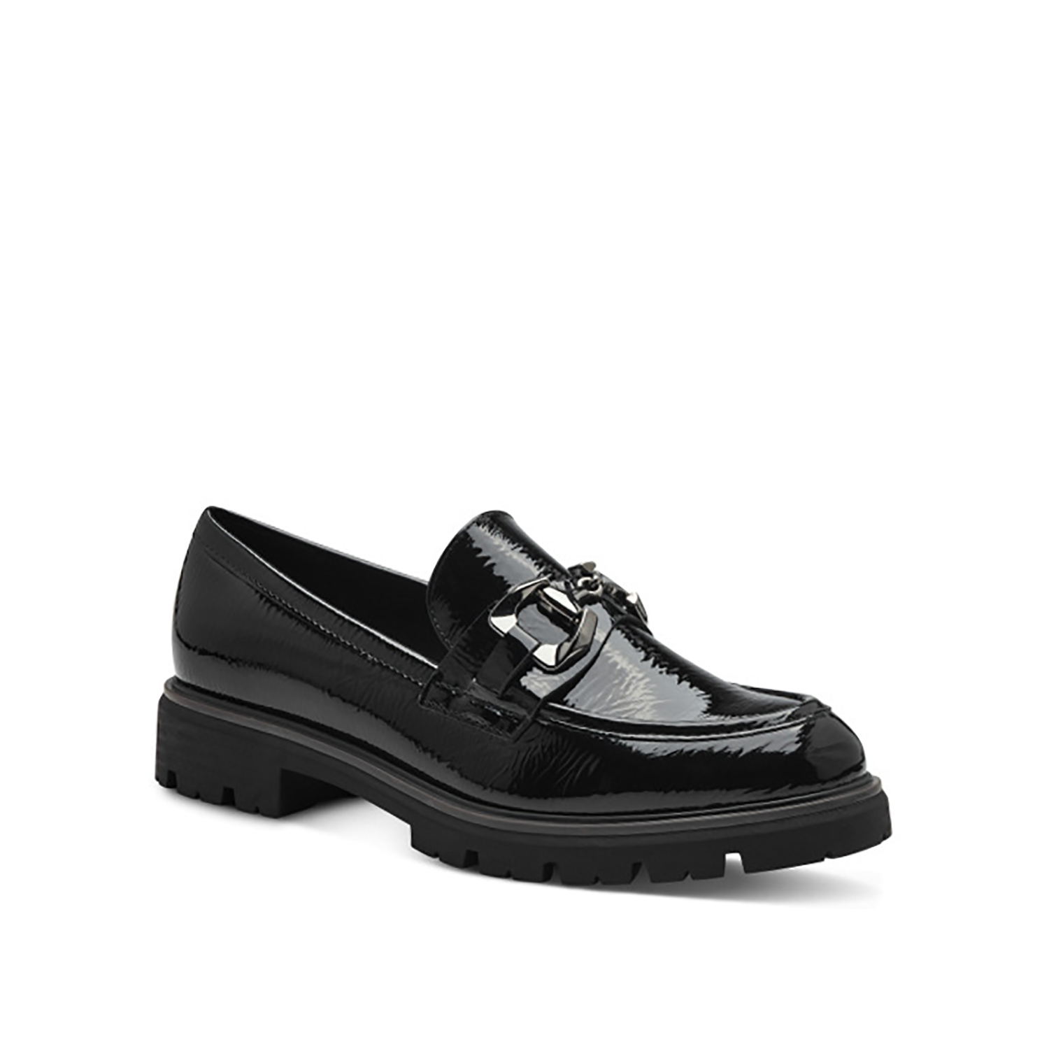 Μαύρο loafer λουστρίνι φωτογραφία