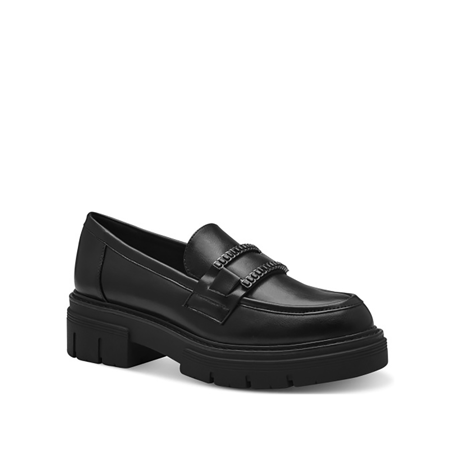 Μαύρο chunky loafer φωτογραφία