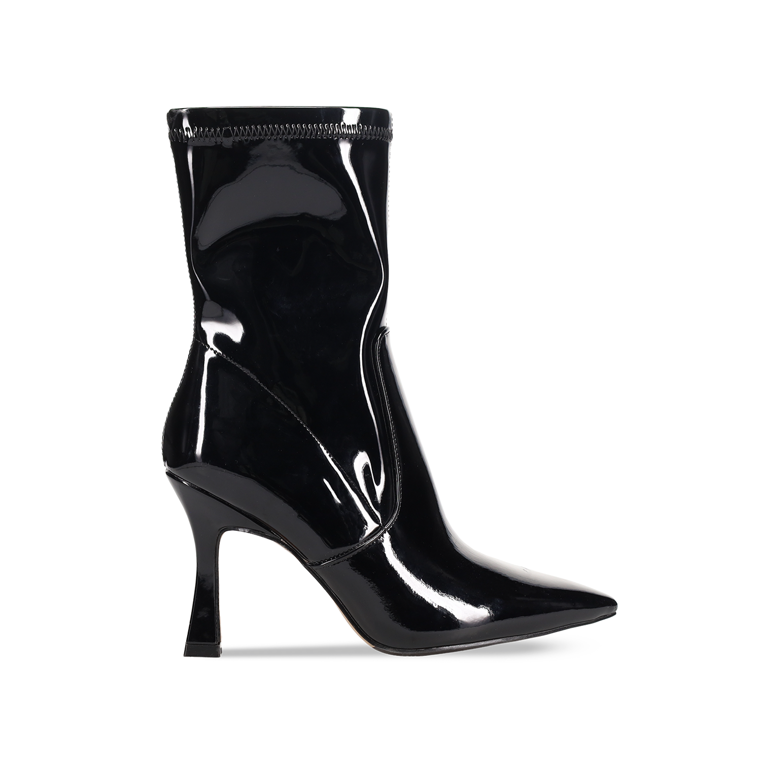 Μαύρο βινύλ μποτάκι