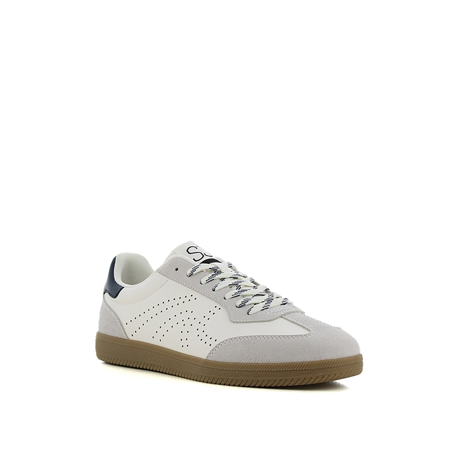 Λευκό ανδρικό sneaker φωτογραφία