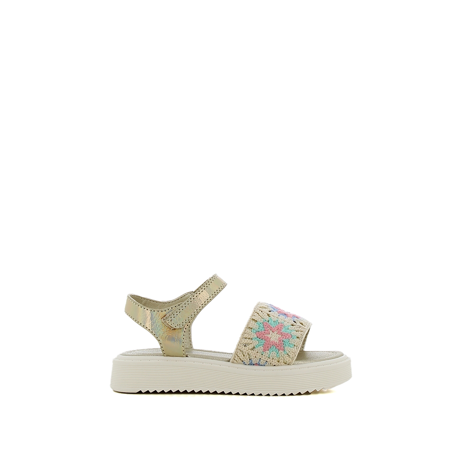 Χρυσό παιδικό πέδιλο