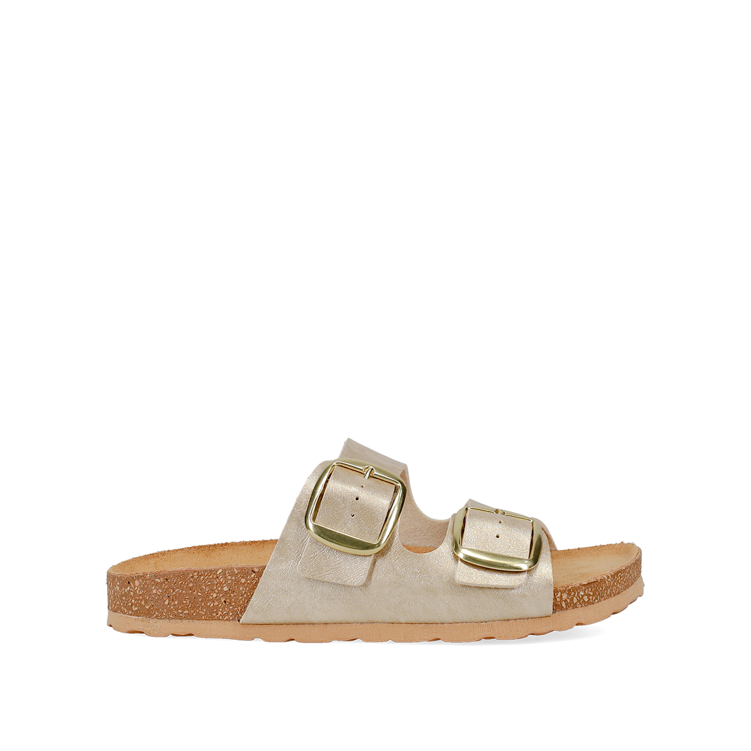 Χρυσό footbed σανδάλι