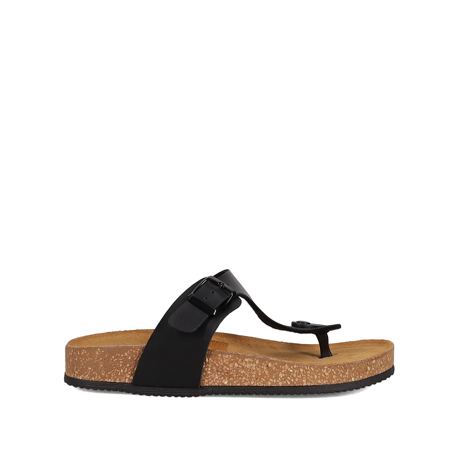 Μαύρο footbed σανδάλι