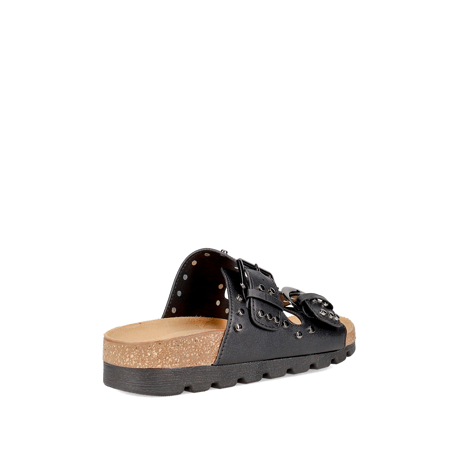 EASY WALK Μαύρο footbed σανδάλι - 3