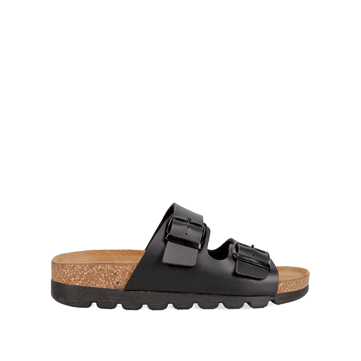 Μαύρο footbed σανδάλι