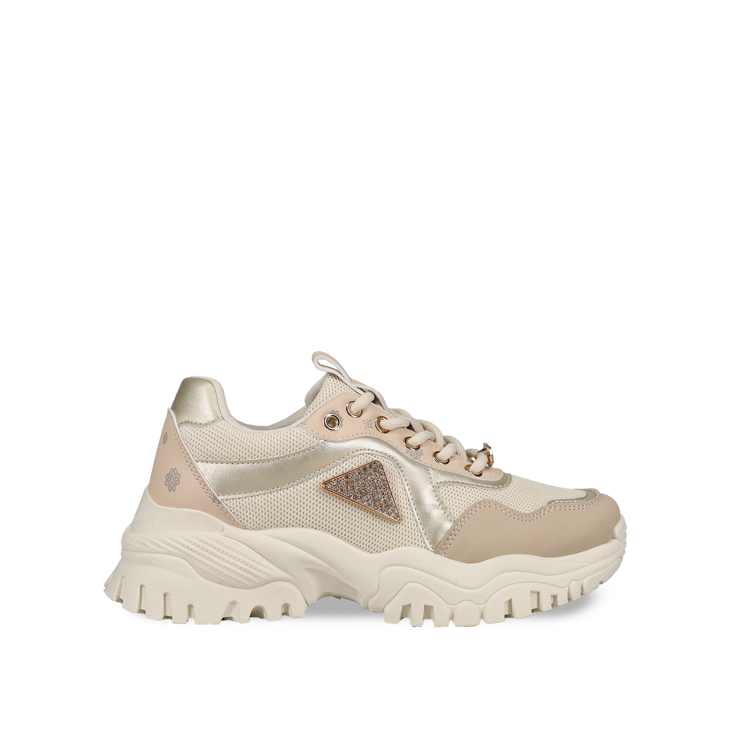 Μπεζ chunky sneaker