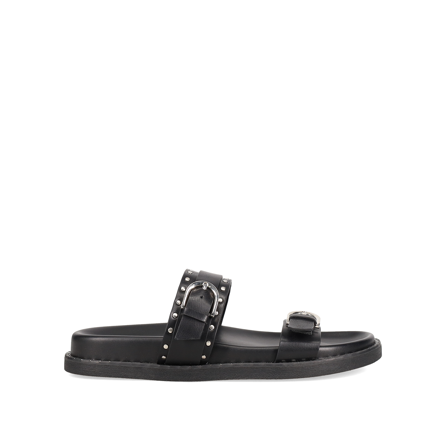 Μαύρο footbed σανδάλι