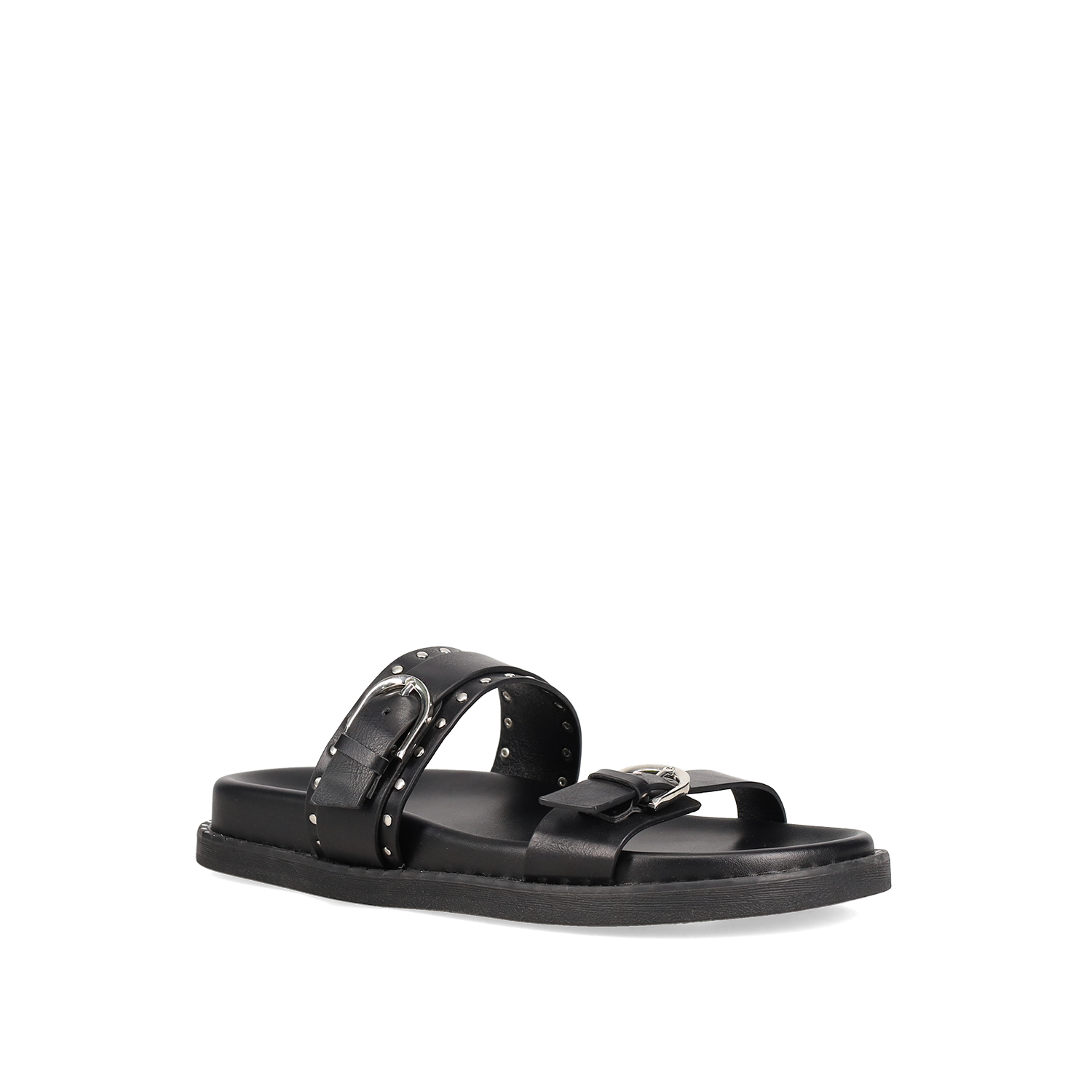 Μαύρο footbed σανδάλι