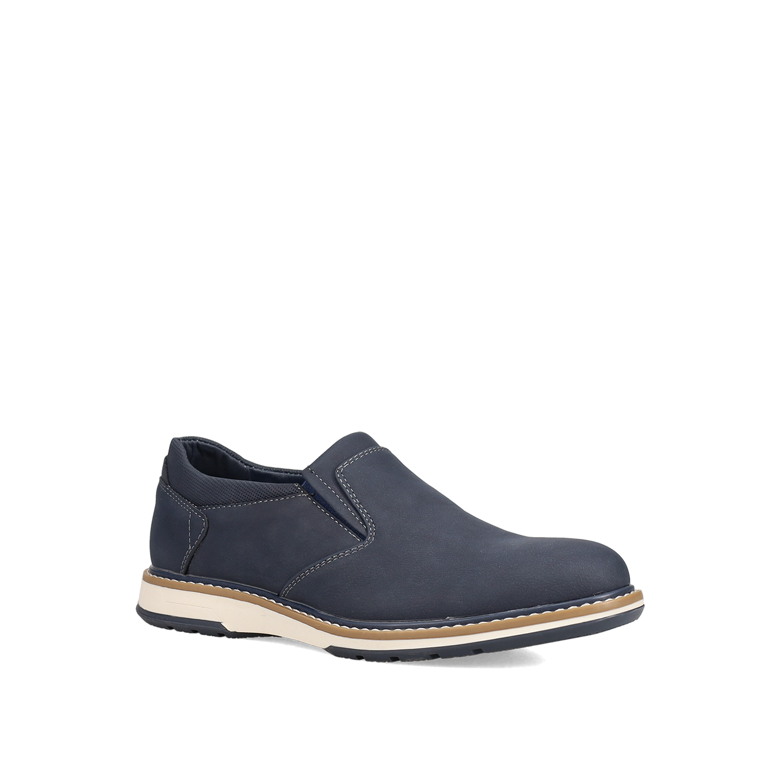 Μπλε ανδρικό loafer φωτογραφία