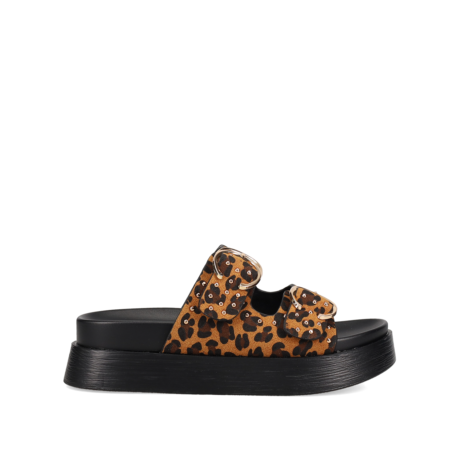 MIGATO Λεοπάρ footbed σανδάλι