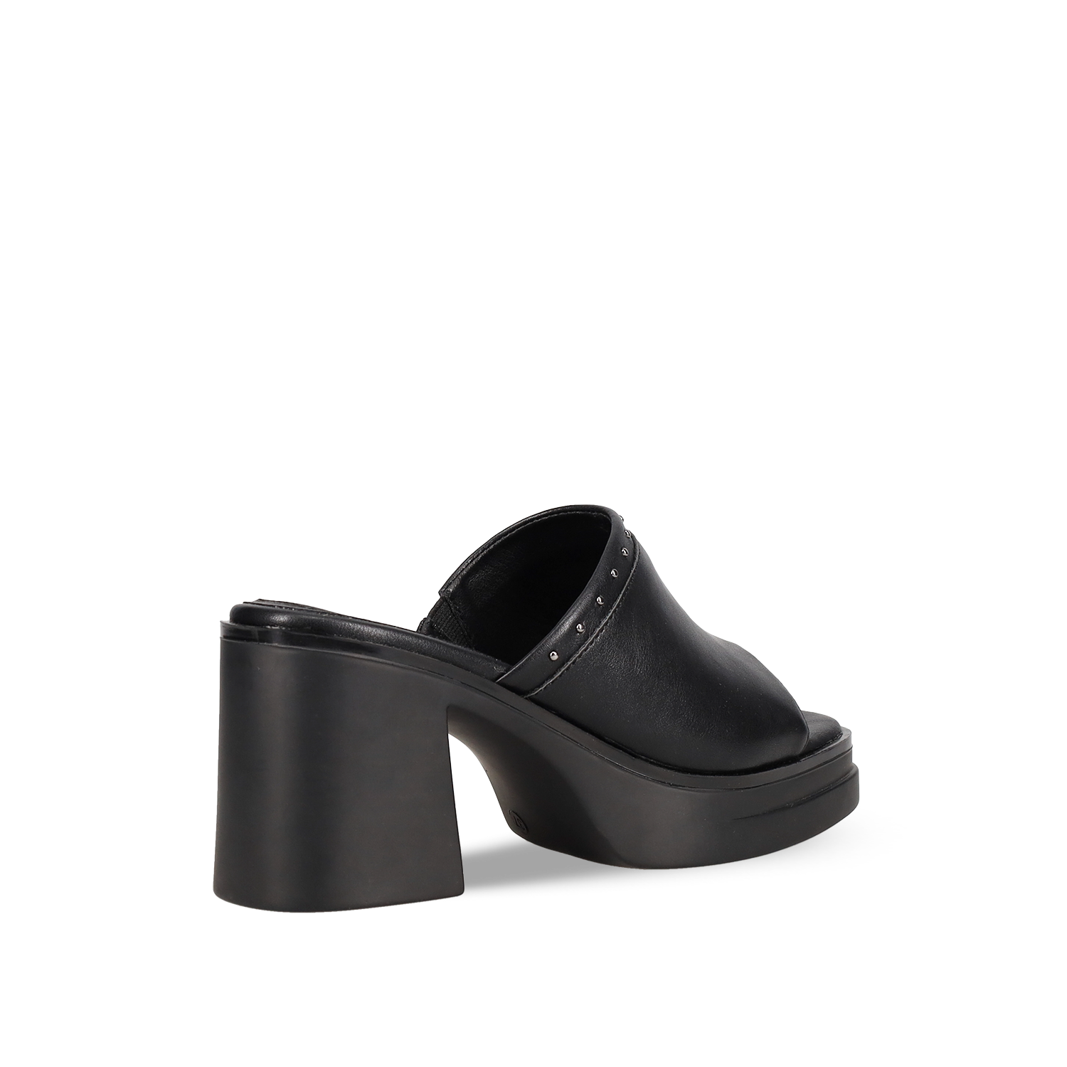 Μαύρο mule πέδιλο φωτογραφία