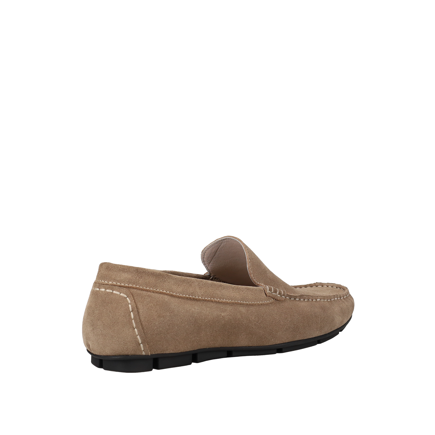 Taupe δερμάτινο ανδρικό loafer φωτογραφία