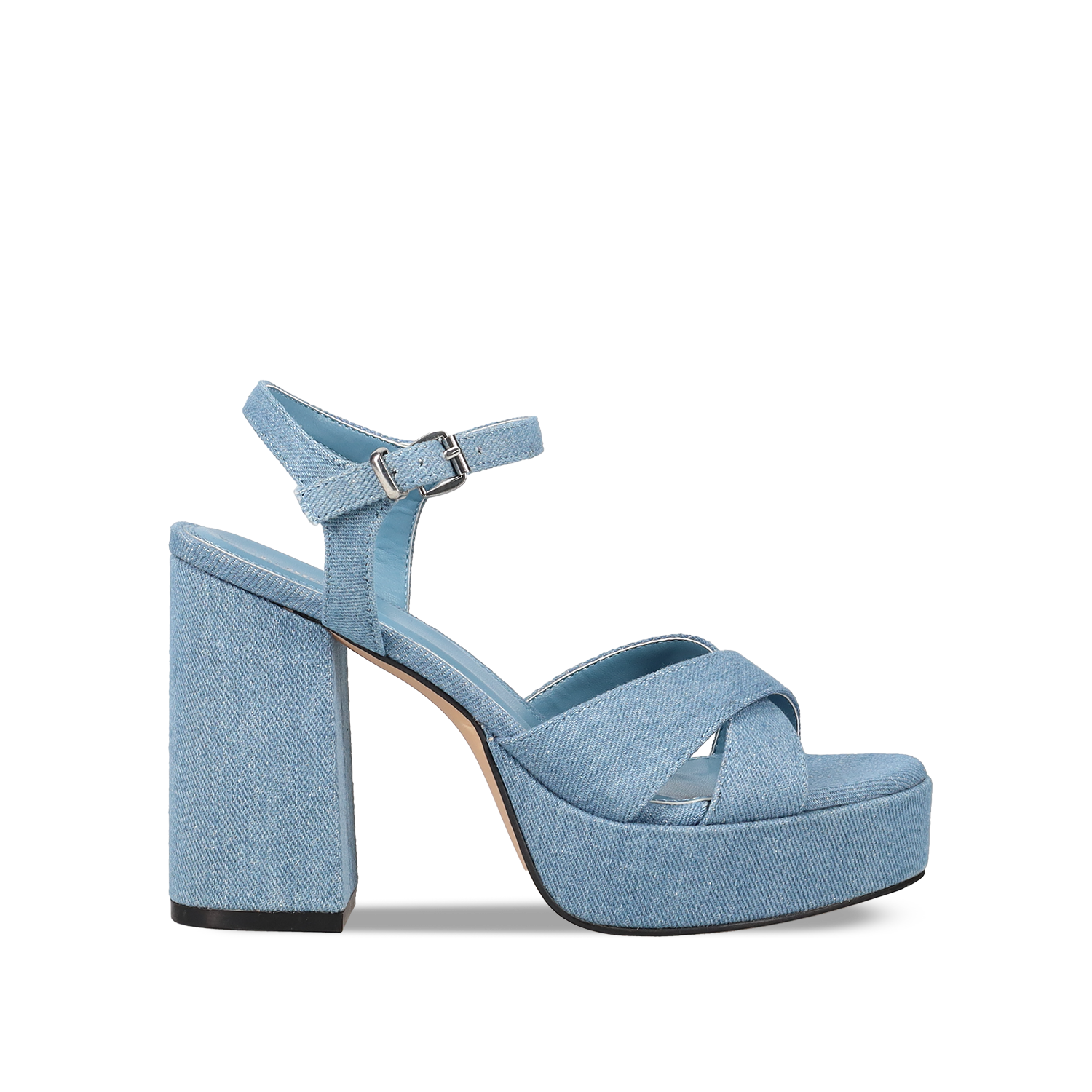 MIGATO - ΣΗΜΑΝΤΙΚΟ: Σε περίπτωση διαφοράς τιμής από το κατάστημα ισχύει παντα και μόνο η τιμή του καταστήματος Μπλε denim πέδιλο