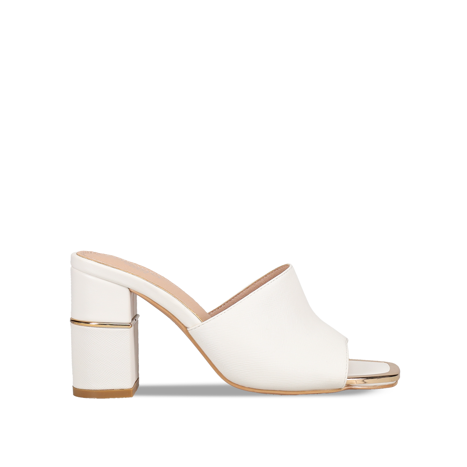 MIGATO Λευκό mule πέδιλο