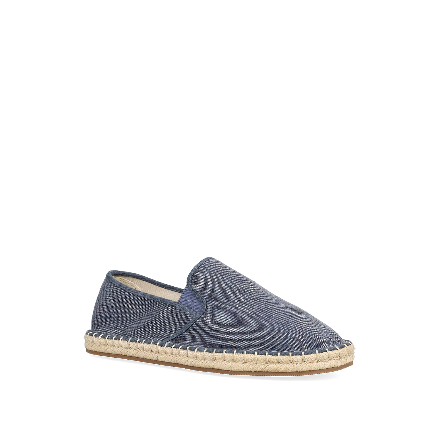 Ανδρική μπλε denim εσπαντρίγια φωτογραφία