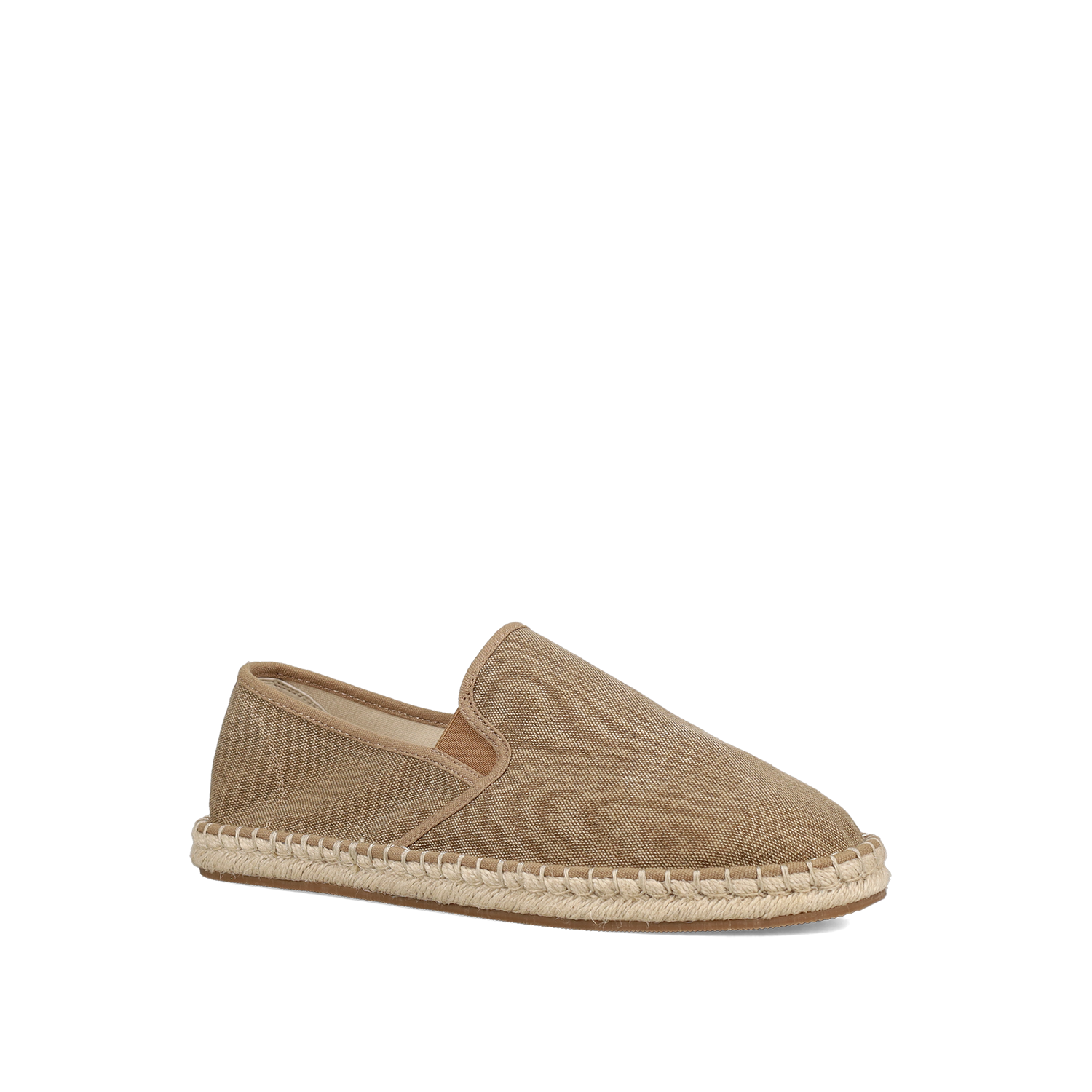 Ανδρική μπεζ denim εσπαντρίγια φωτογραφία