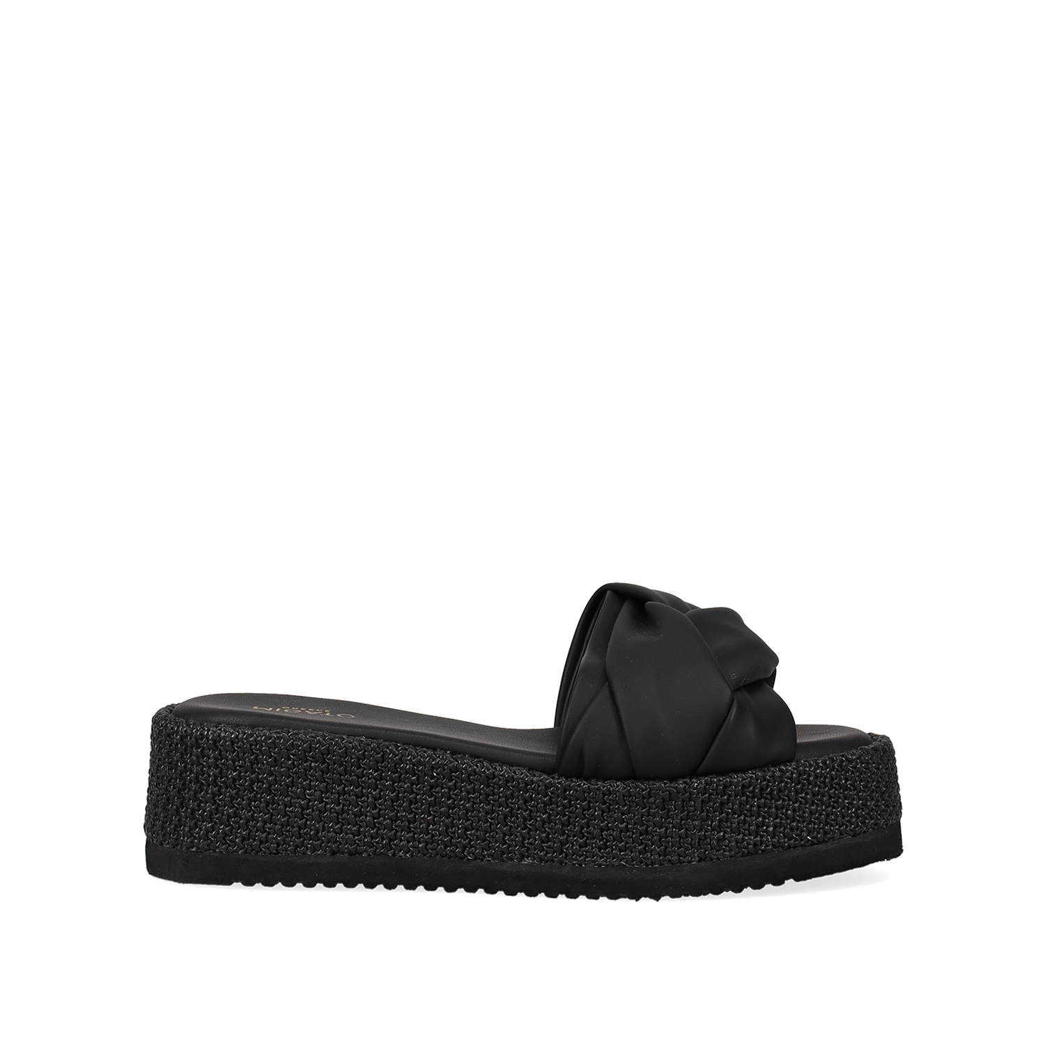 Μαύρο flatform σανδάλι