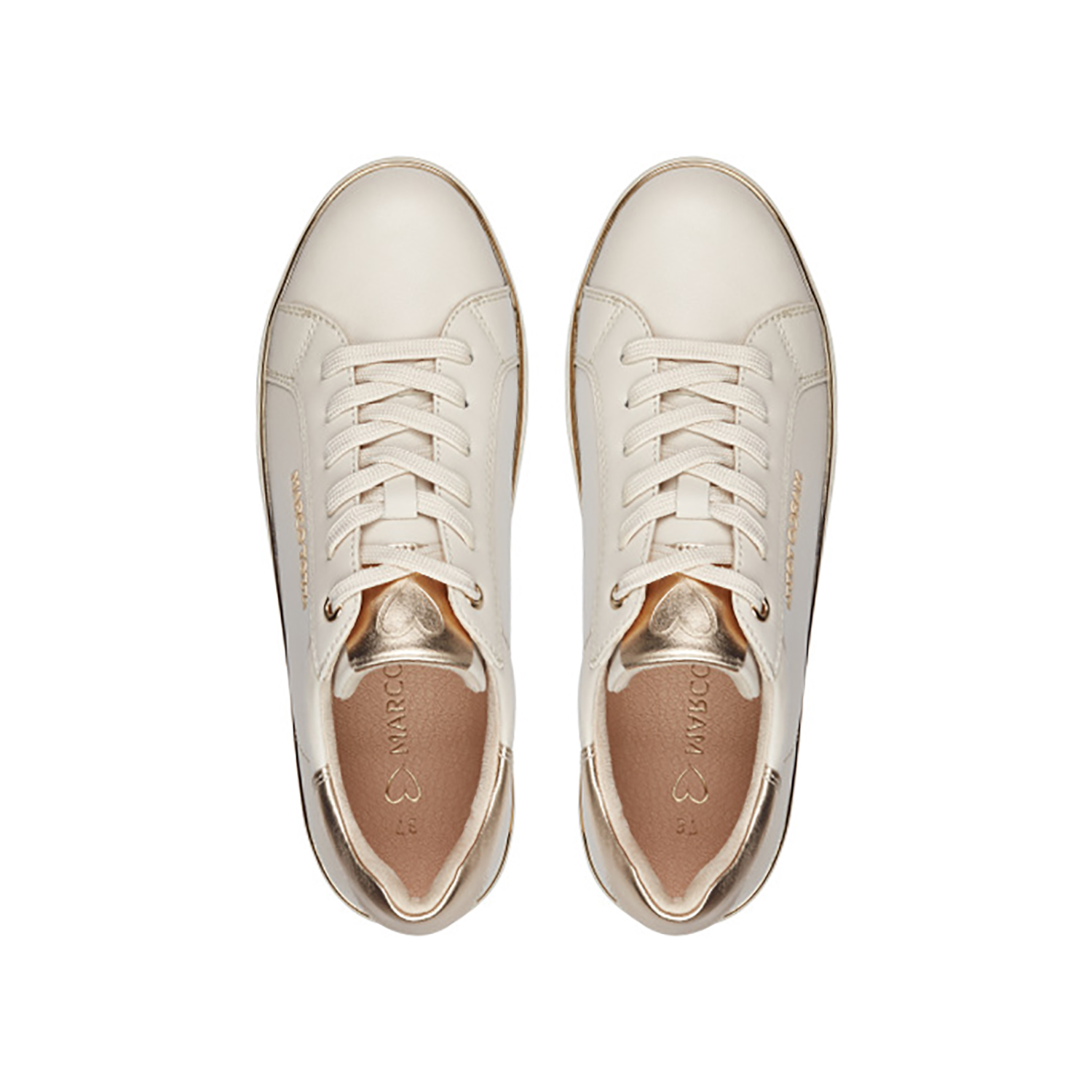 MARCO TOZZI Εκρού sneaker - 3