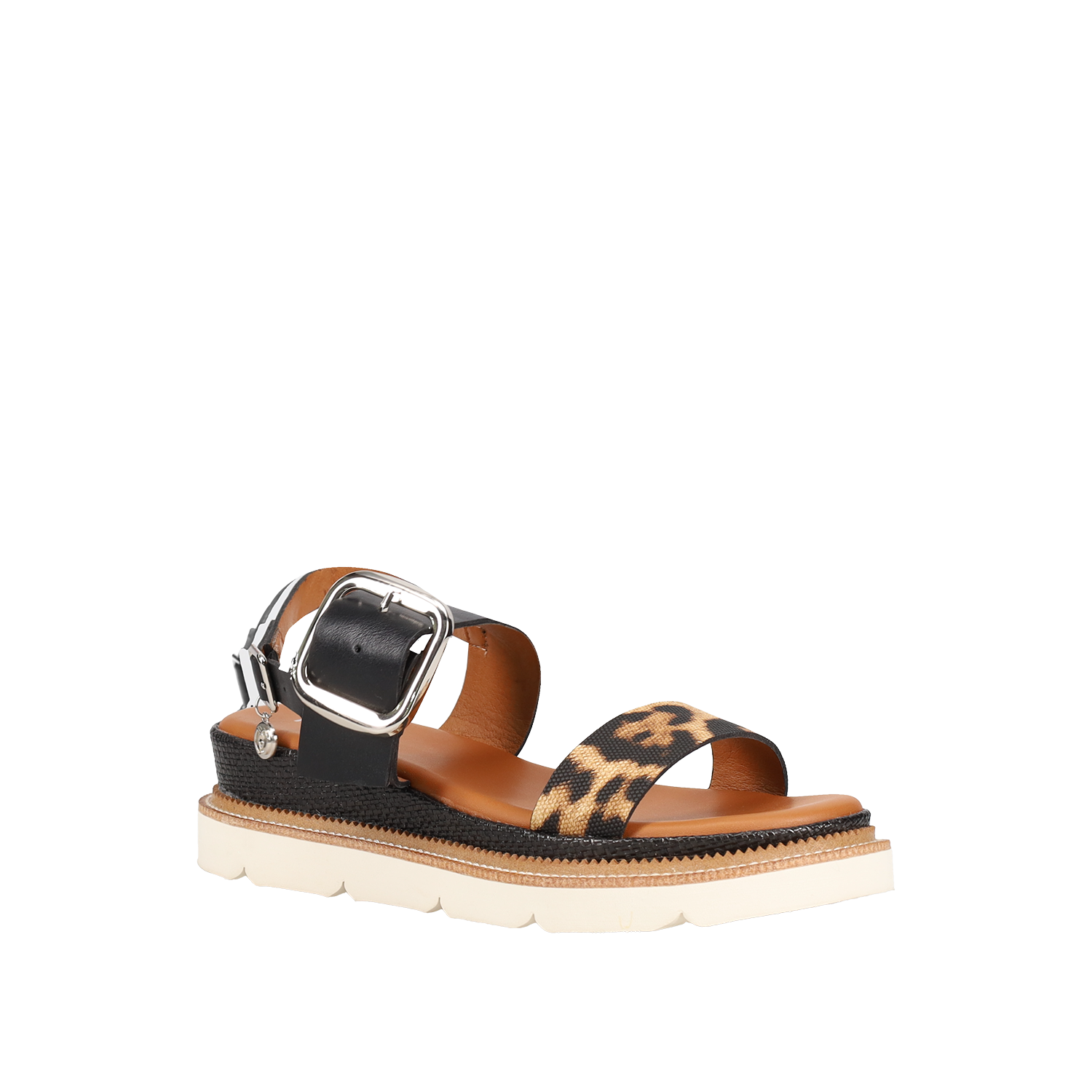 Μαύρο footbed σανδάλι