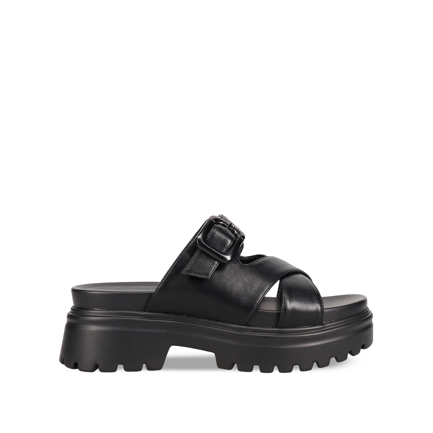 MIGATO - ΣΗΜΑΝΤΙΚΟ: Σε περίπτωση διαφοράς τιμής από το κατάστημα ισχύει παντα και μόνο η τιμή του καταστήματος Μαύρο chunky σανδάλι