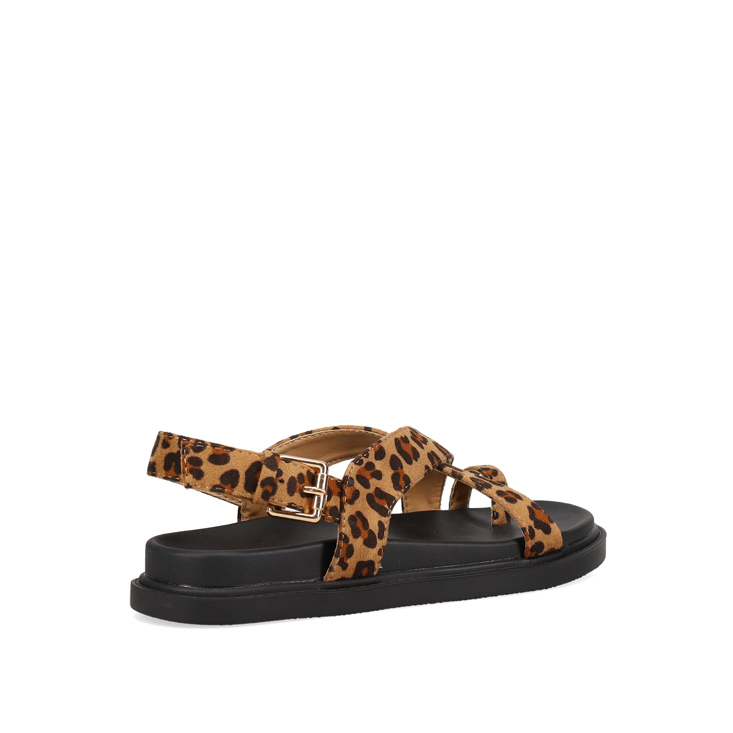  Καμηλό footbed σανδάλι - 3