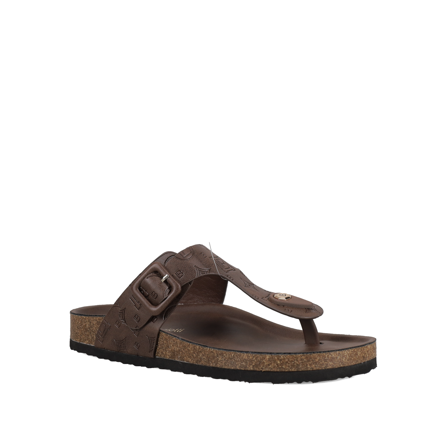 Καφέ footbed σανδάλι