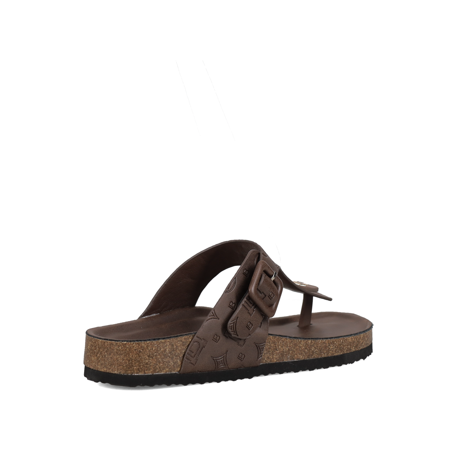 LAURA BIAGIOTTI Καφέ footbed σανδάλι - 3