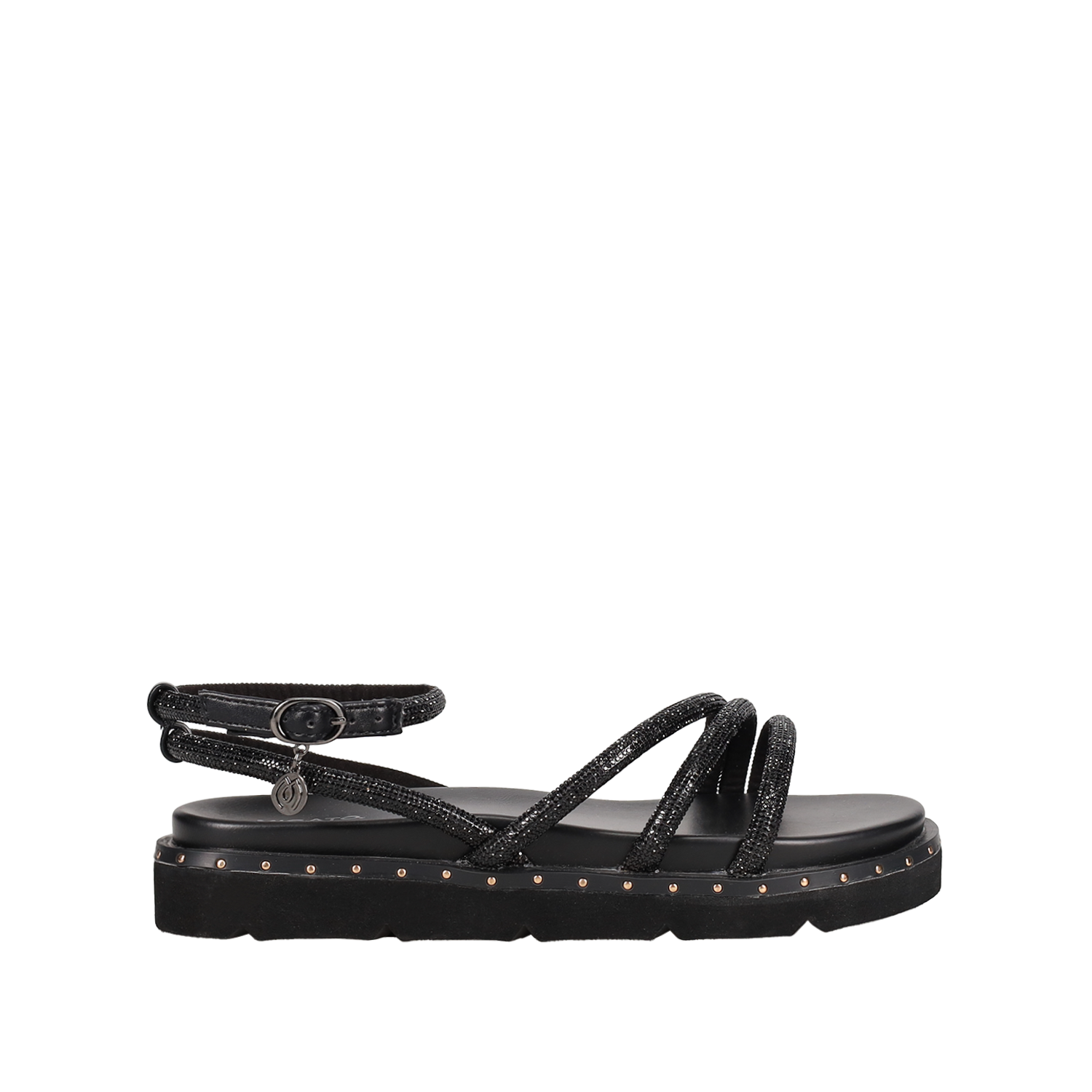Μαύρο flatform σανδάλι