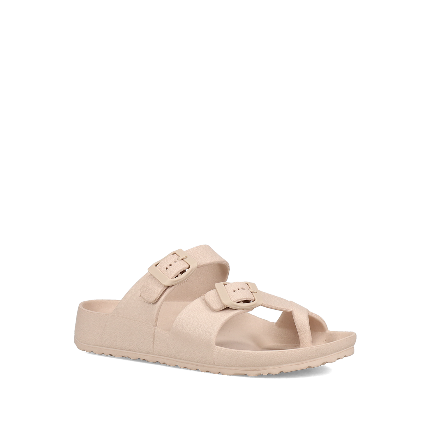 Μπεζ footbed σαγιονάρα φωτογραφία