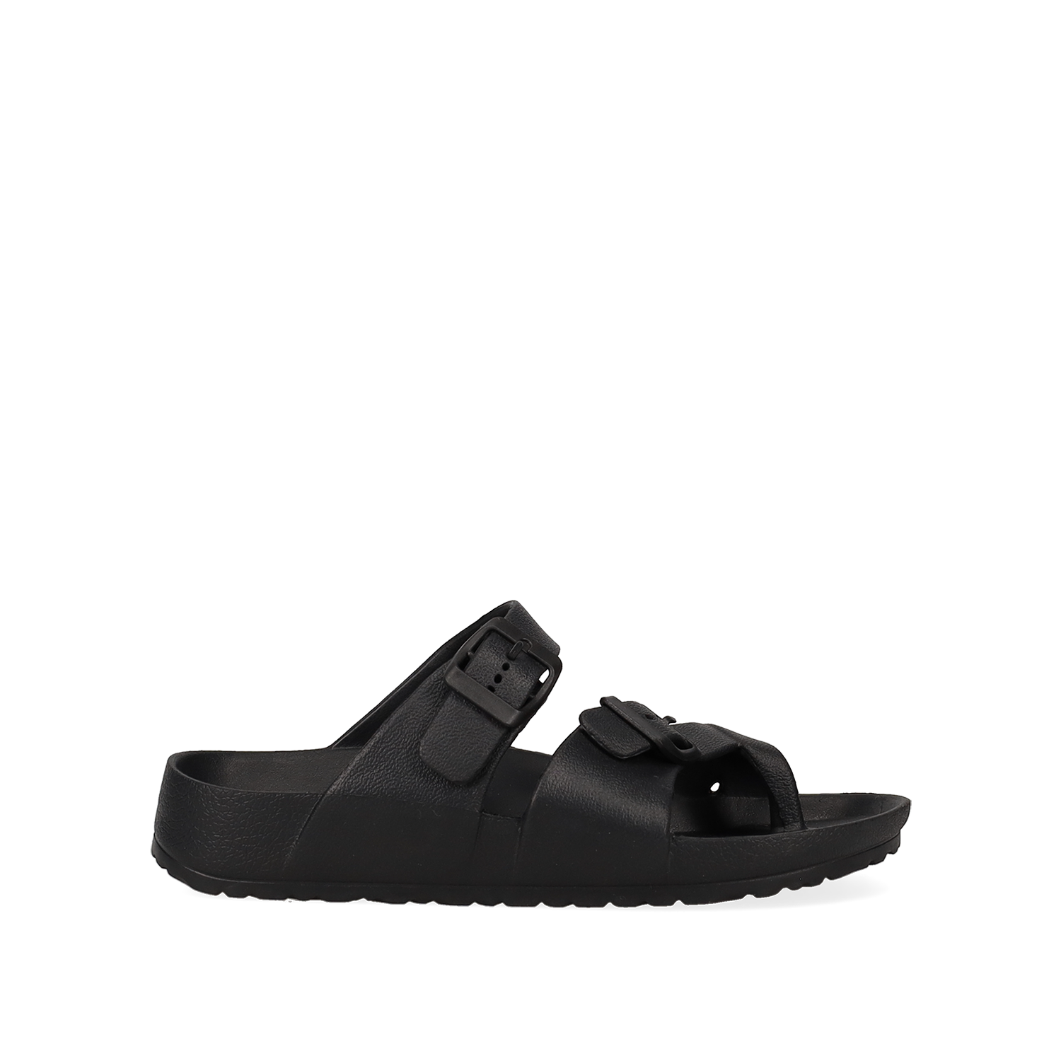 MIGATO SUNDAY HABITS Μαύρη footbed σαγιονάρα