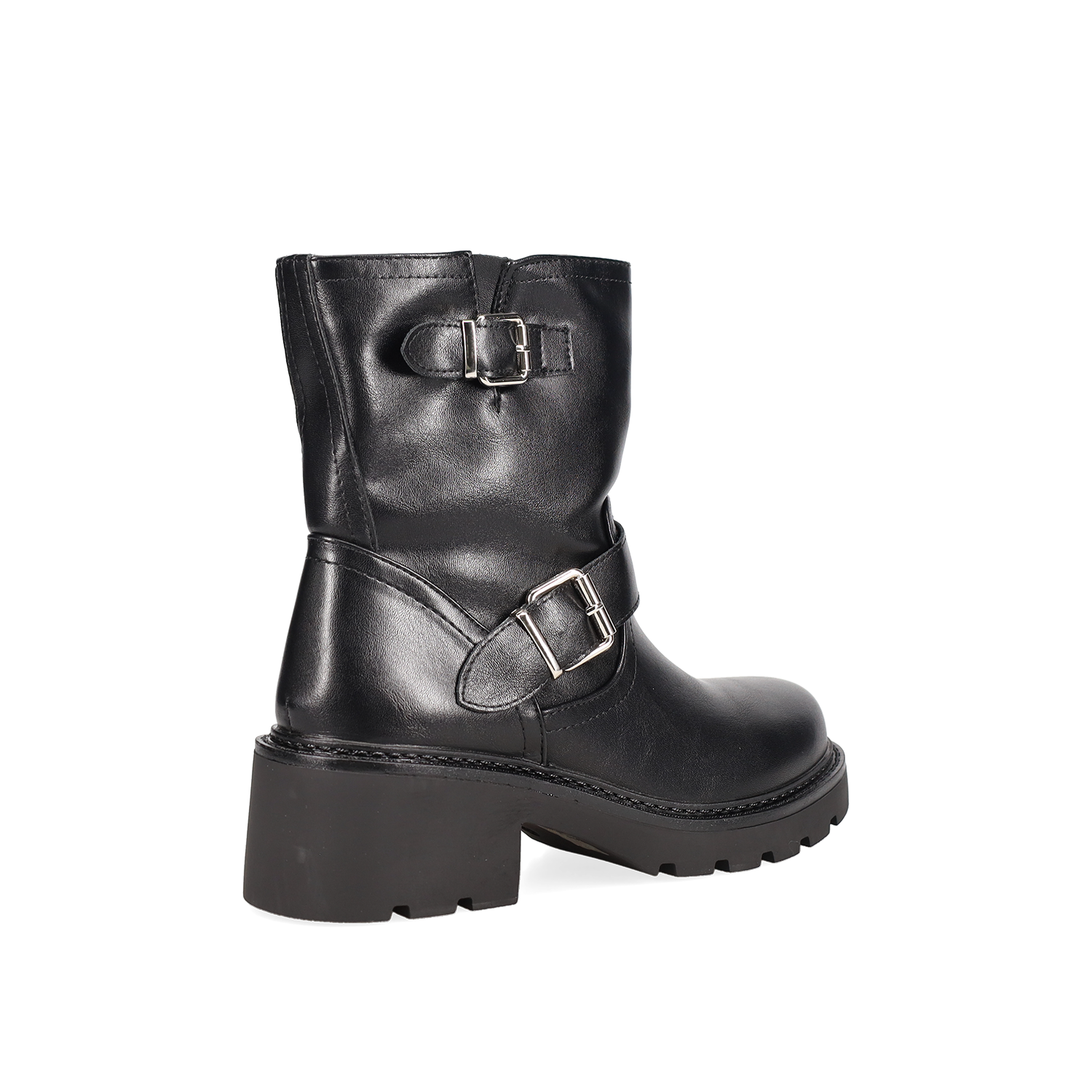 Μαύρο μποτάκι biker φωτογραφία