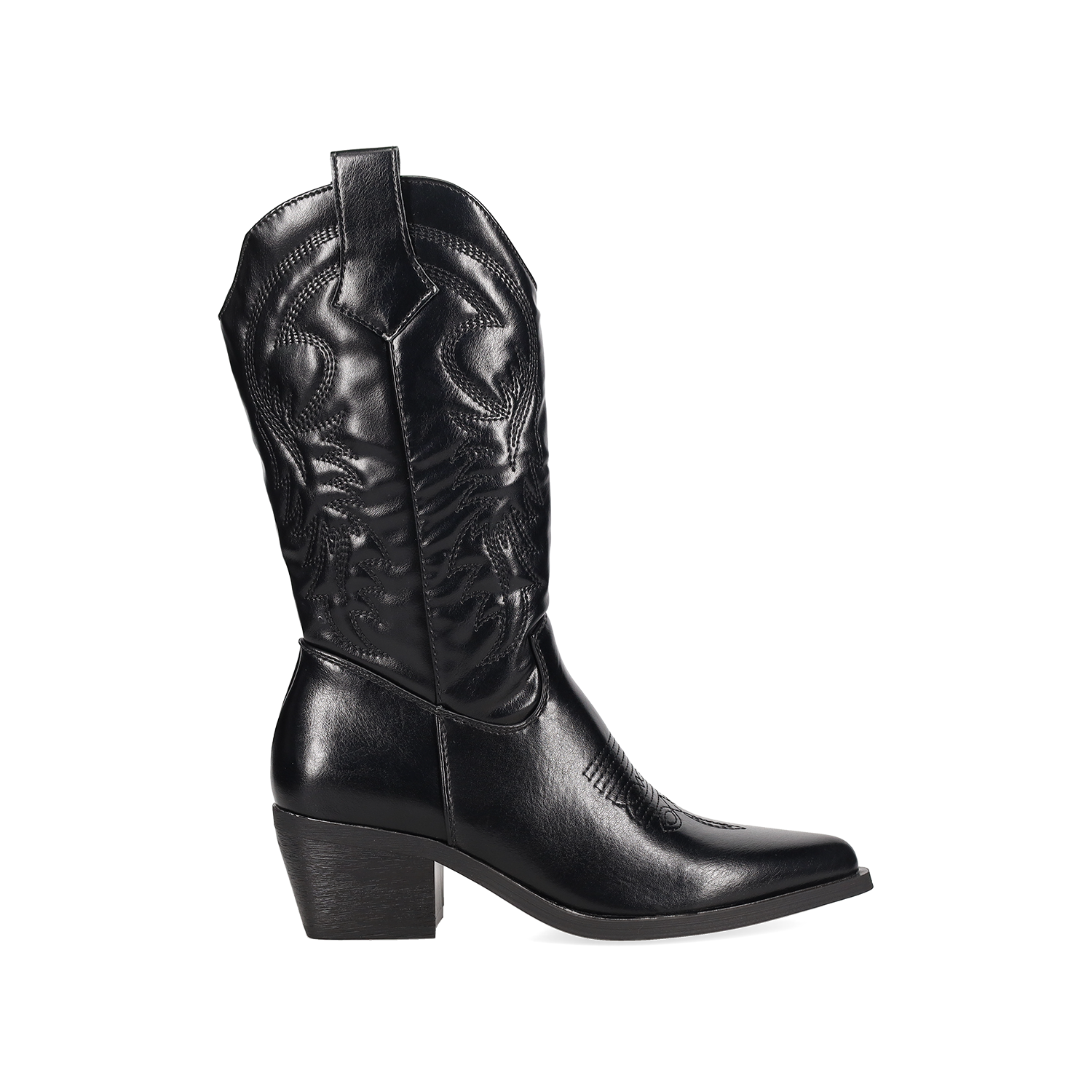 Μαύρη western μπότα