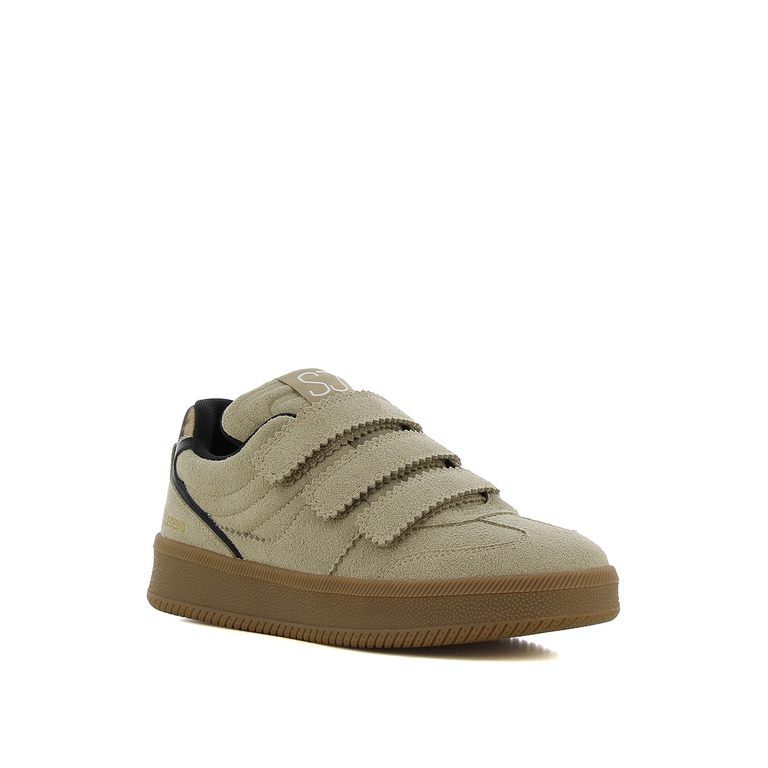 Μπεζ δερμάτινο sneaker