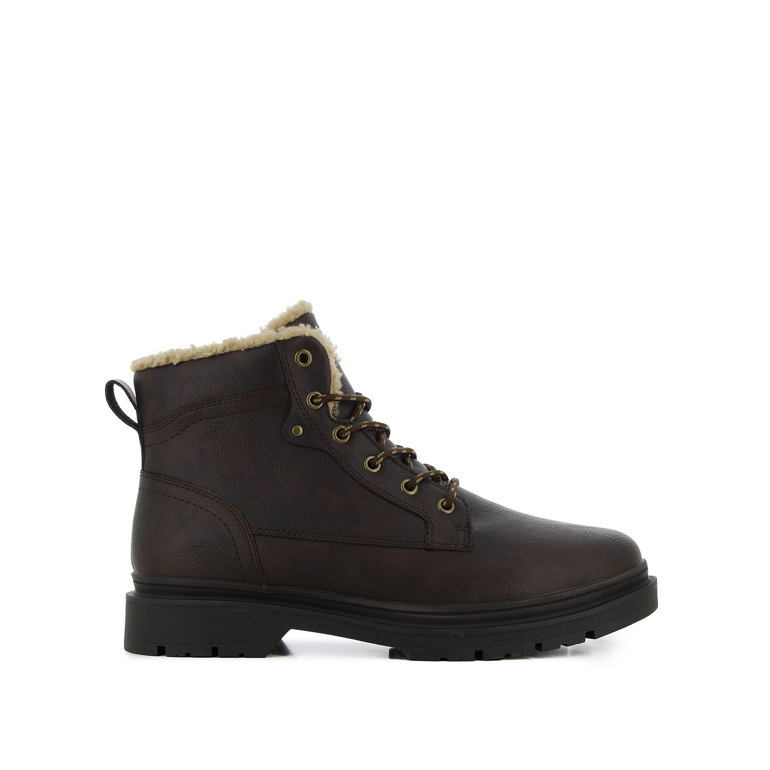 SJ Καφέ ανδρικό μποτάκι