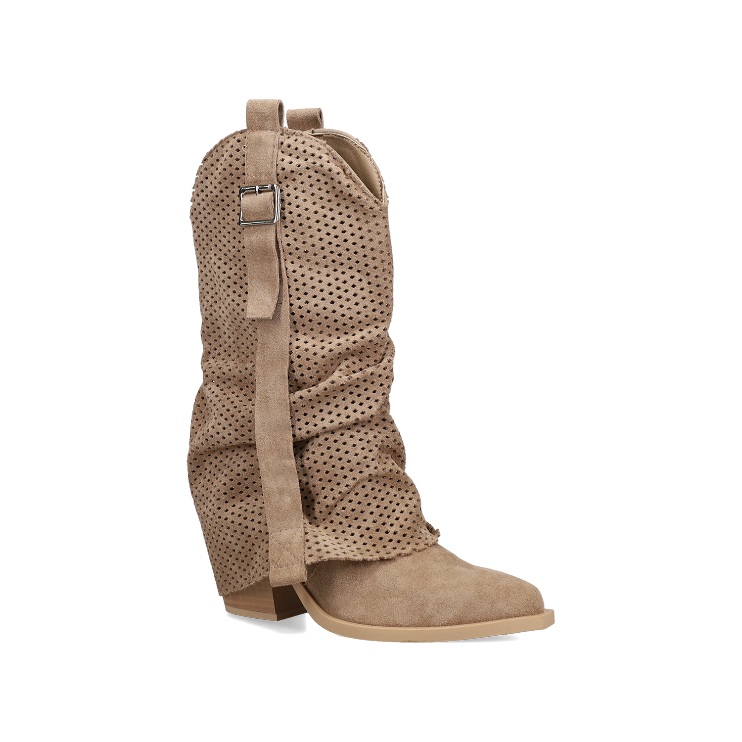 Taupe western μπότα φωτογραφία