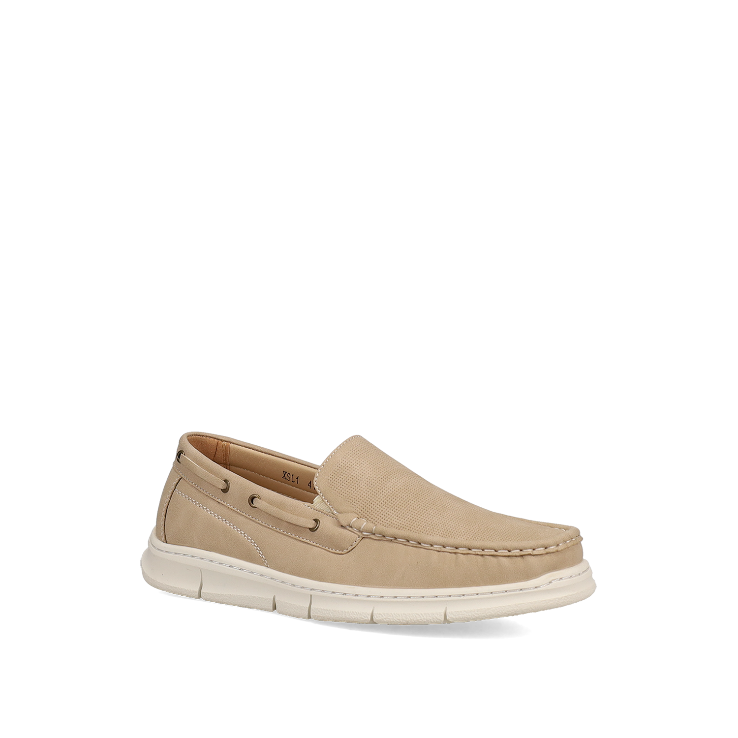 Μπεζ ανδρικό loafer φωτογραφία