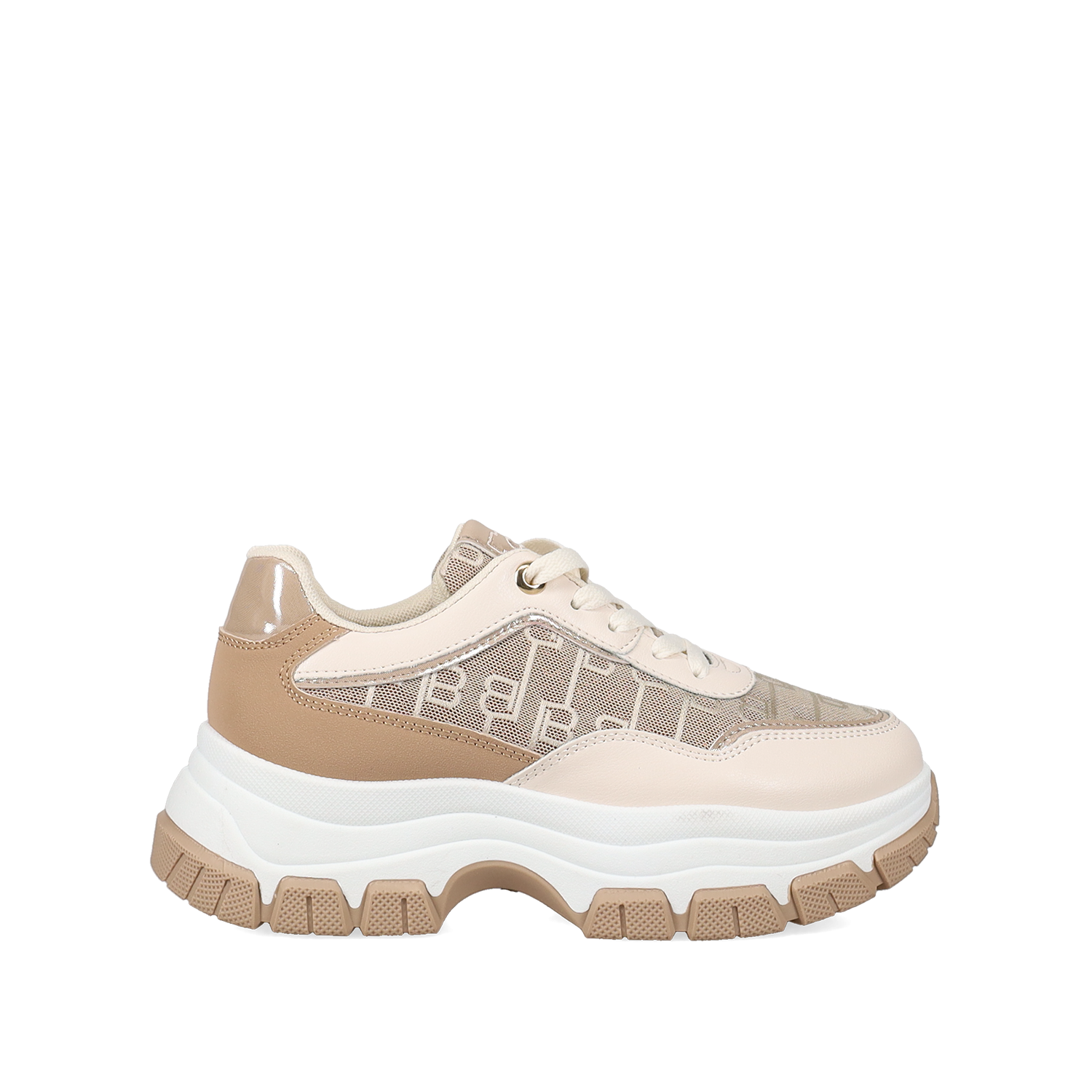 Μπεζ chunky sneaker