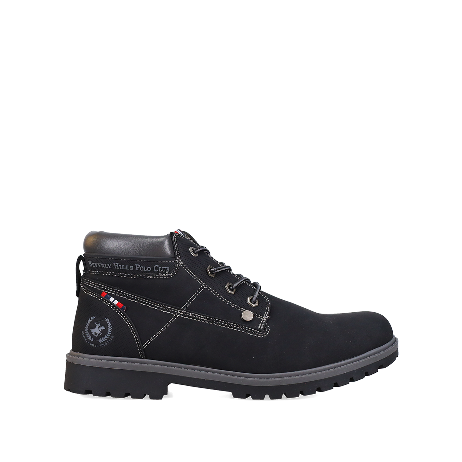 BEVERLY HILLS POLO CLUB Μαύρο ανδρικό μποτάκι