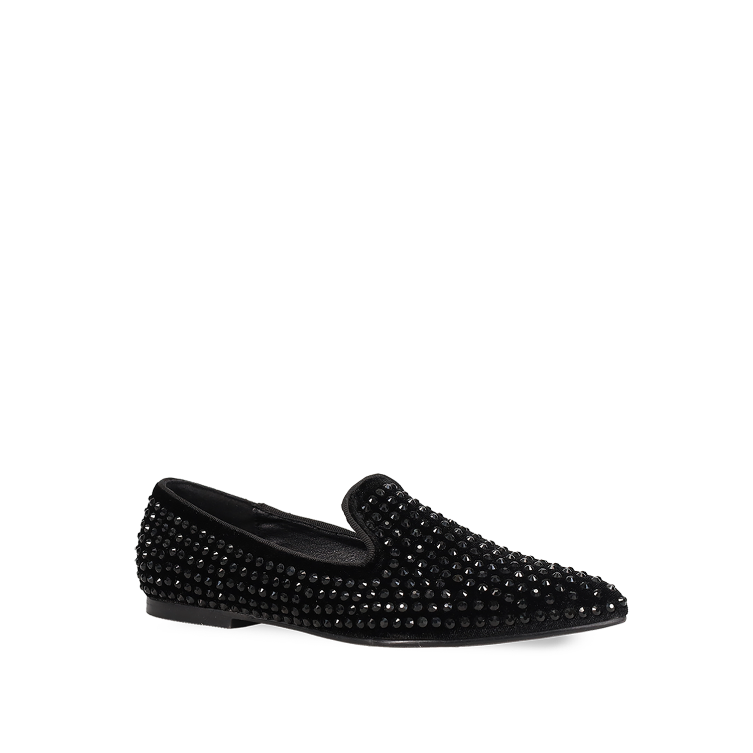 Μαύρο βελούδινο loafer