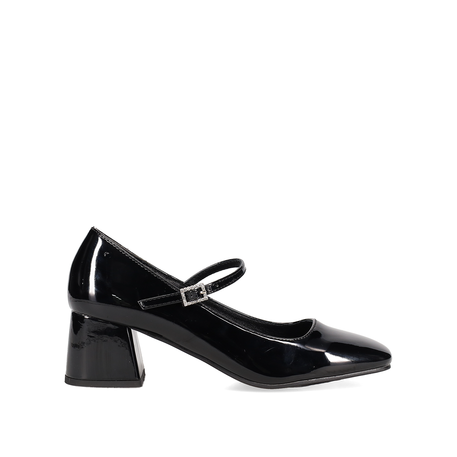 Μαύρη γόβα λουστρίνι