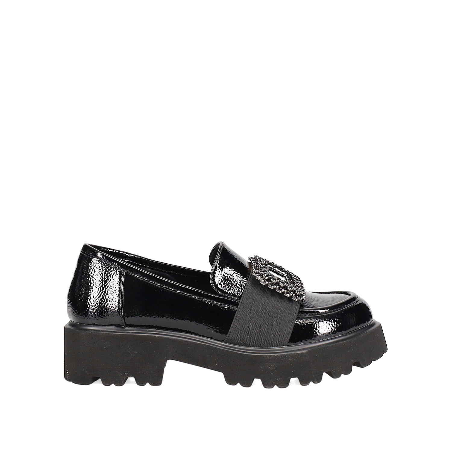 Μαύρο chunky loafer