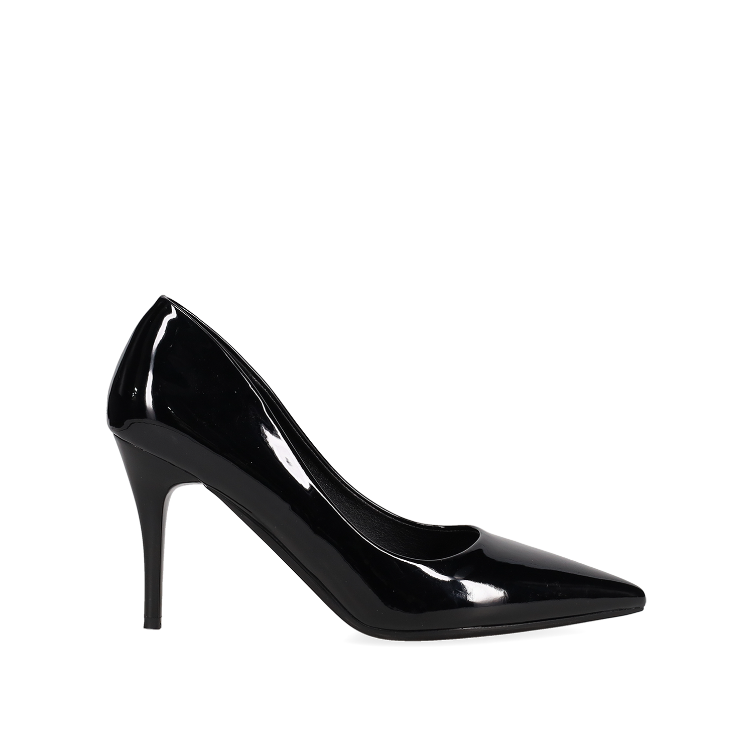 Μαύρη γόβα λουστρίνι