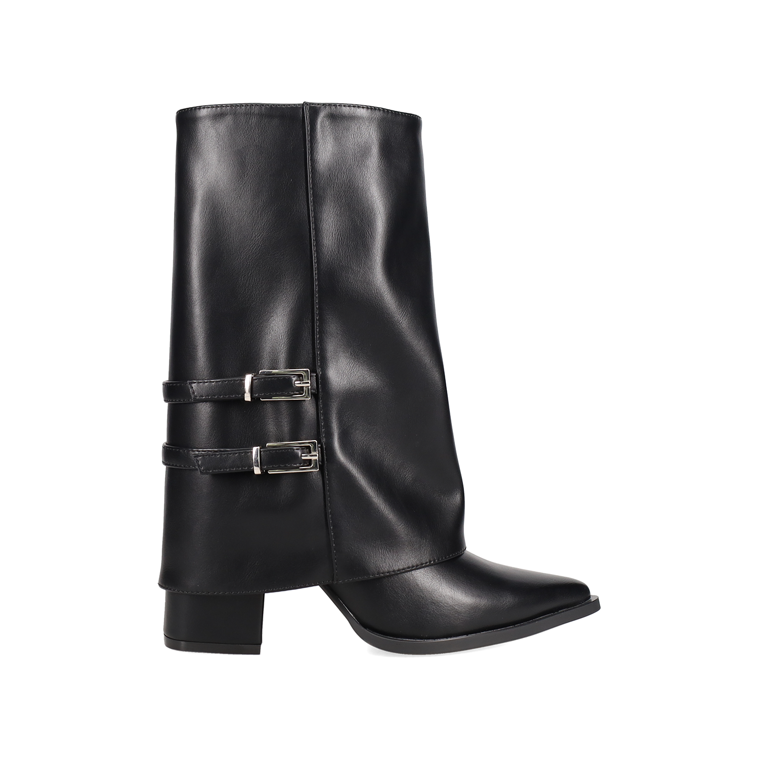 Μαύρη μπότα με γκέτα