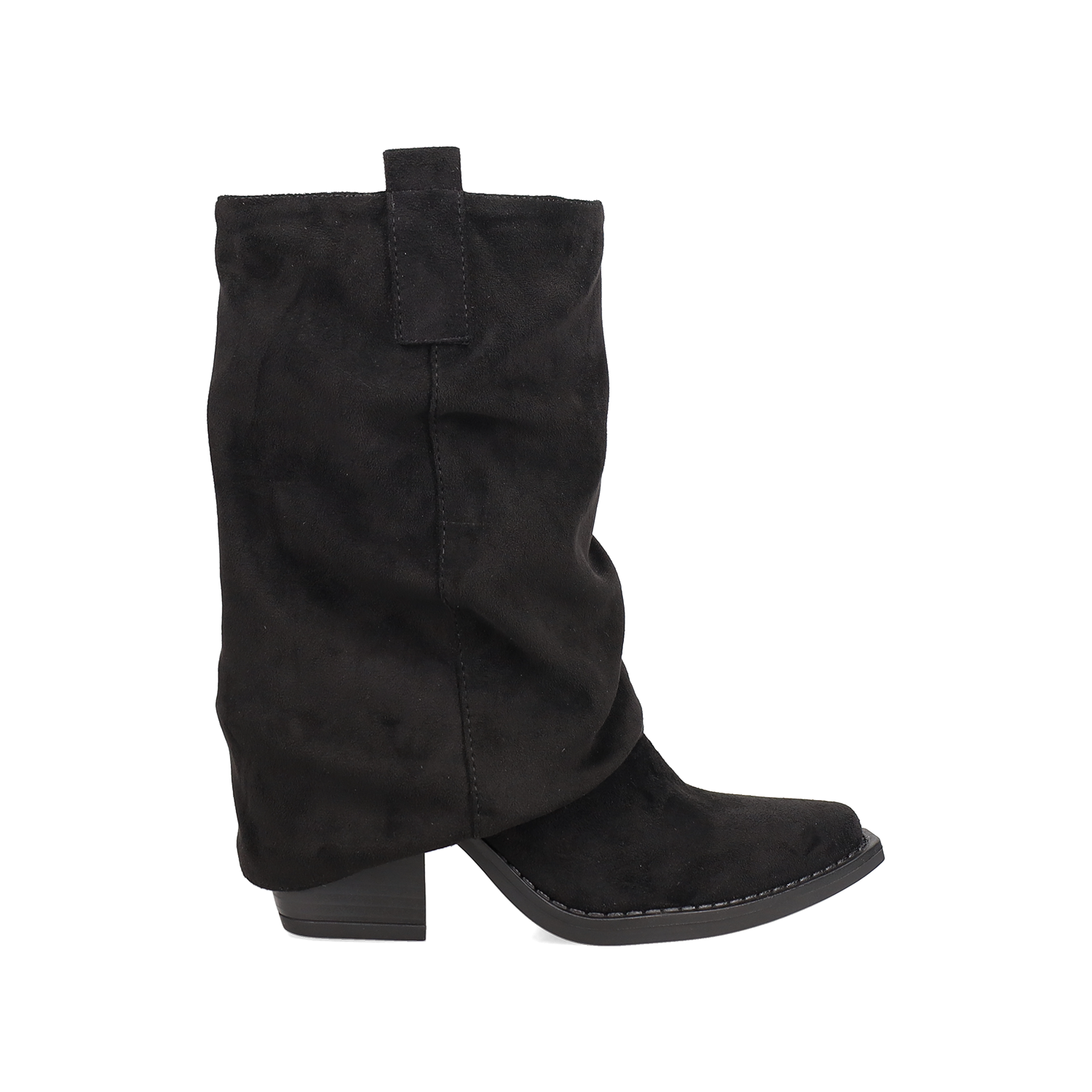 Μαύρο μποτάκι με γκέτα